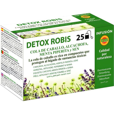 DETOX INFUSIÓN 25 FILTROS ROBIS