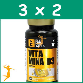 PACK 3x2 VITAMINA D3 4000UI 60 CAPSULAS NOVADIET
