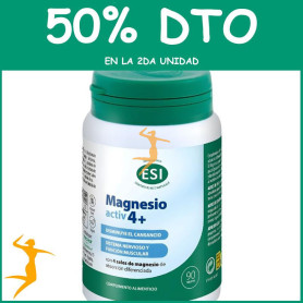 MAGNESIO ACTIV 4+ 90 TABLETAS ESI OFERTA 2 UD