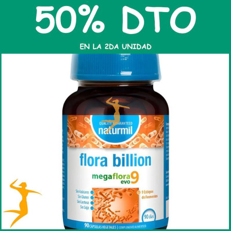 FLORA BILLION 90 CAPSULAS NATURMIL OFERTA 2 UD