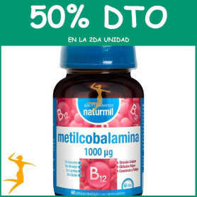 METILCOBALAMINA 60 CÁPSULAS NATURMIL OFERTA 2 UD