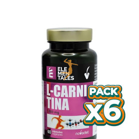 Pack 6x L-CARNITINA 60 CAPSULAS NOVADIET