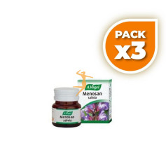 Pack 3x MENOSAN SALVIA 30 COMPRIMIDOS A. VOGEL (BIOFORCE)