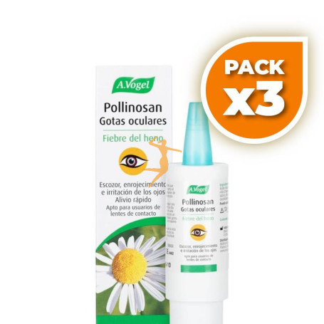 Pack 3x POLLINOSAN GOTAS OCULARES 10ML BIOFORCE