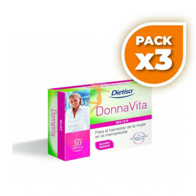 Pack 3x DONNAVITA 30 CÁPSULAS DIETISA
