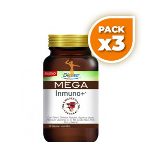 Pack 3x MEGA INMUNO+ 60 CÁPSULAS DIETISA