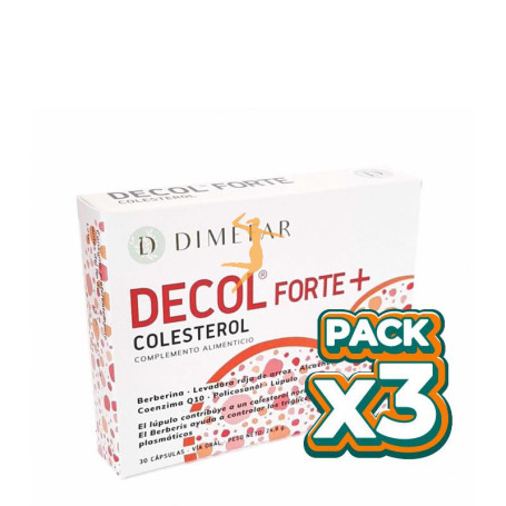 Pack 3x DECOL FORTE + 30 CAPSULAS DIMEFAR