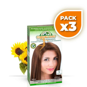 Pack 3x TINTE CASTAÑO CLARO 5 CORPORE SANO