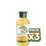 Pack 3x CHAMPÚ HENNA CABELLO RUBIO 300Ml. CORPORE SANO