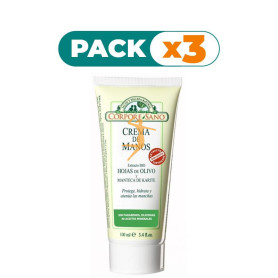 Pack 3x CREMA DE MANOS 100Ml. CORPORE SANO
