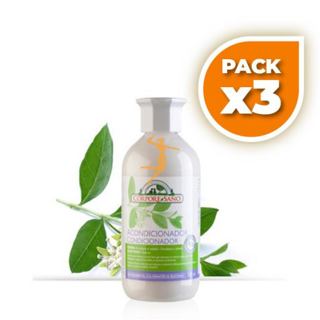 Pack 3x ACONDICIONADOR HENNA 300Ml. CORPORE SANO