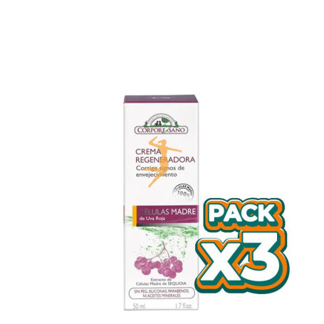 Pack 3x CREMA REGENERADORA CMV 50Ml. CORPORE SANO