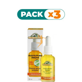 Pack 3x ACEITE 100% ARGÁN 30Ml. CORPORE SANO