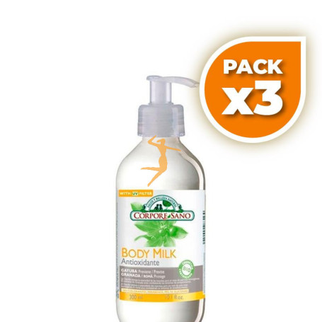 Pack 3x BODY MILK ANTIOXIDANTE 300Ml. CORPORE SANO