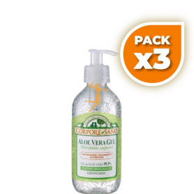 Pack 3x GEL DE ALOE VERA 300Ml. CORPORE SANO