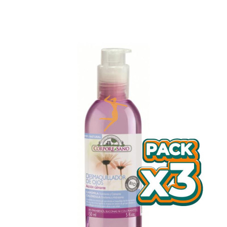 Pack 3x DESMAQUILLADOR DE OJOS 150Ml. CORPORE SANO