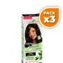Pack 3x CREMA COLORANTE HENNA NEGRO 80Ml. CORPORE SANO