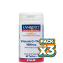 Pack 3x VITAMINA C 1000Mg. CON BIOFLAVONOIDES 60 TABLETAS LAMBERTS
