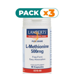 Pack 3x L-METIONINA 500Mg. LAMBERTS