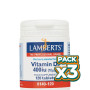 Pack 3x VITAMINA D 400UI LAMBERTS