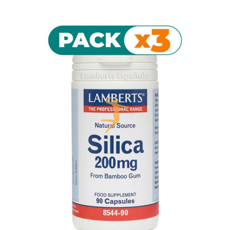 Pack 3x SILICIO 200Mg. LAMBERTS