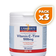 Pack 3x VITAMINA C 1000Mg. 180 LS TABLETAS LAMBERTS