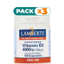 Pack 3x VITAMINA D3 4000UI 120 CAPSULASLAMBERTS