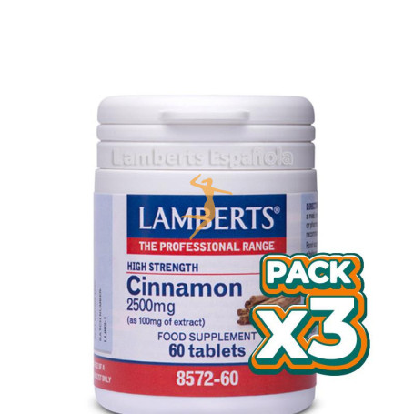 Pack 3x CANELA 2500Mg. LAMBERTS