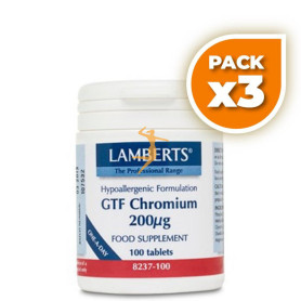 Pack 3x CROMO GTF 200µg. LAMBERTS