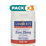 Pack 3x ZINC 25Mg. 120 TABLETAS LAMBERTS