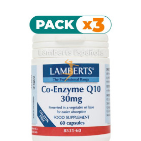 Pack 3x CO Q10 30Mg. LAMBERTS