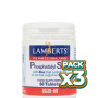 Pack 3x FOSFATIDIL SERINA 100Mg./ZINC LAMBERTS
