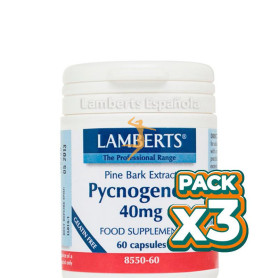 Pack 3x PYCNOGENOL 40Mg. LAMBERTS