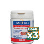 Pack 3x CÚRCUMA DE 60 TABLETAS LAMBERTS
