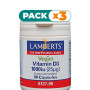Pack 3x VITAMINA D3 VEGAN 90 CÁPSULAS LAMBERTS