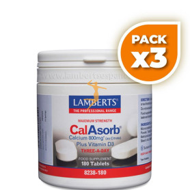 Pack 3x CALASORB 180 TABLETAS LAMBERTS