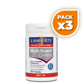 Pack 3x MULTI-GUARD CONTROL 120 TABLETAS LAMBERTS
