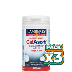 Pack 3x CALASORB 60 TABLETAS LAMBERTS