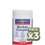 Pack 3x BIO IRON COMPLEX 120 COMPRIMIDOS LAMBERTS