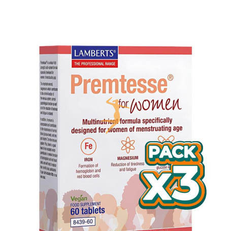 Pack 3x PREMTESSE 60 COMPRIMIDOS LAMBERTS