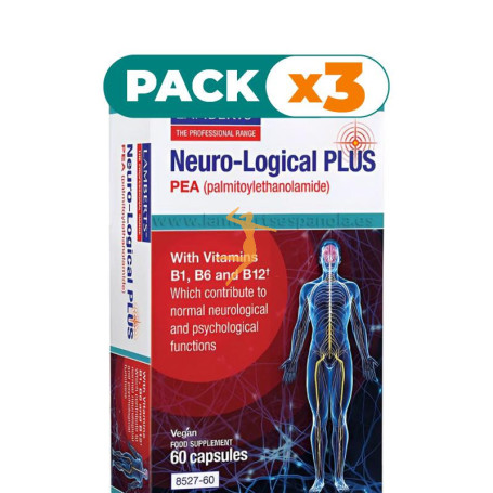 Pack 3x NEURO-LOGICAL PLUS 60 CÁPSULAS LAMBERTS