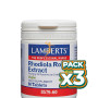 Pack 3x RHODIOLA ROSEA 1466MG 60 COMPRIMIDOS LAMBERTS