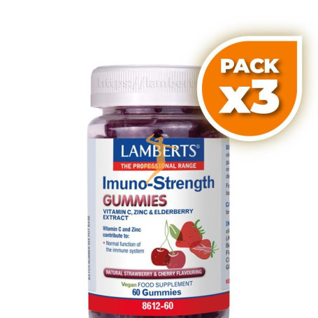 Pack 3x INMUNO-STRENGHT 60 GOMINOLAS LAMBERTS