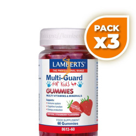 Pack 3x MULTI-GUARD PARA NIÑOS 60 GOMINOLAS LAMBERTS