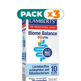Pack 3x BIOME BALANCE EVERYDAY (DIARIO) 30 CÁPSULAS LAMBERTS