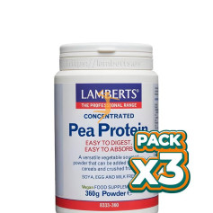Pack 3x PEA PROTEIN 360GR LAMBERTS