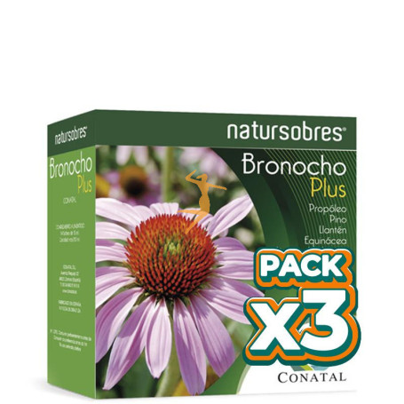 Pack 3x BRONOCHO PLUS 20 SOBRES CONATAL