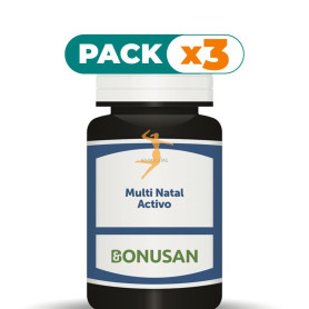 Pack 3x MULTI NATAL ACTIVO 60 TABLETAS BONUSAN