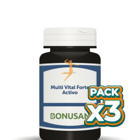 Pack 3x MULTI VITAL FORTE ACTIVO 60 TABLETAS BONUSAN