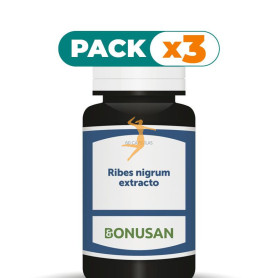 Pack 3x RIBES NIGRUM EXTRACTO 60 CÁPSULAS BONUSAN